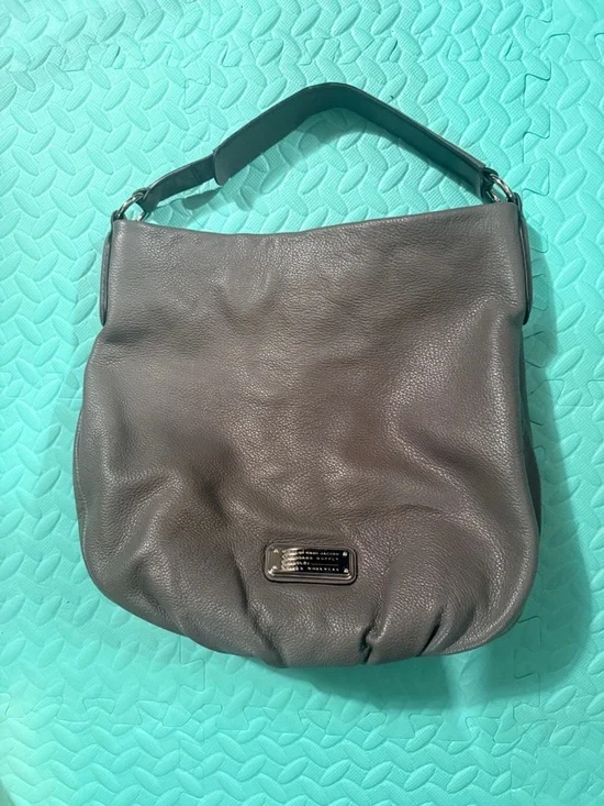 Marc Jacobs Gray Leather Shoulder Bag - Picture 5 of 7